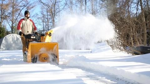 Snow blowing service in Essex and Morris County