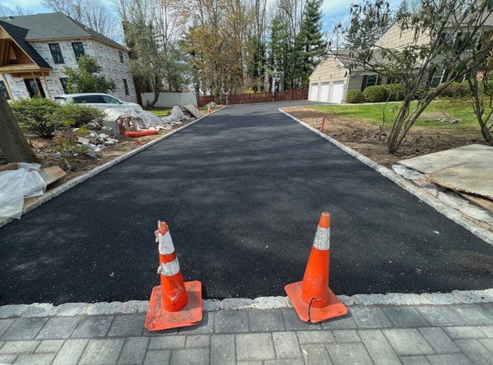 residential driveway paving in NJ by Gio Mason Contractors LLC